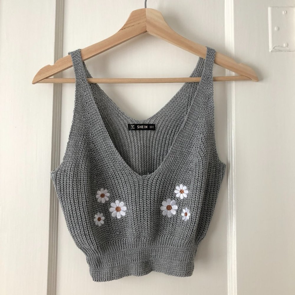 Shein Flower Tank Top